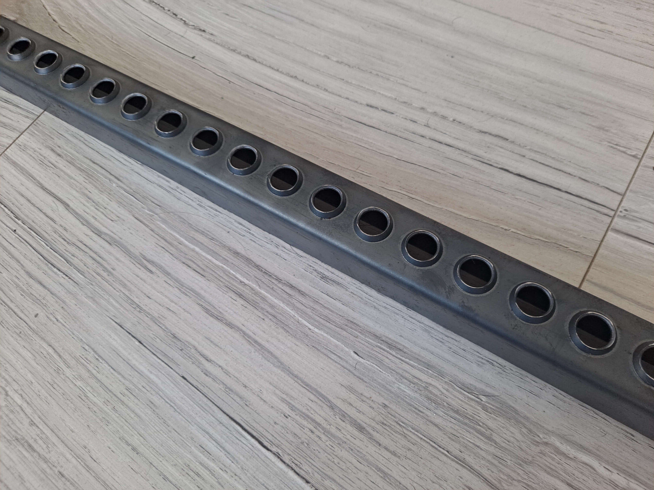 stopnie schodowe metalowe - 2x35x35x35 jednorzędowe czarne