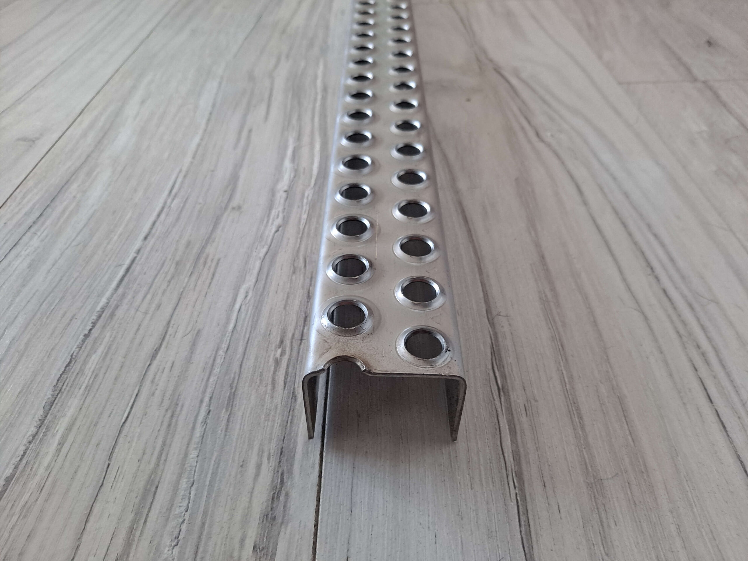 stopnie schodowe metalowe - 2x37x50x37 nierdzewne dwurzędowe